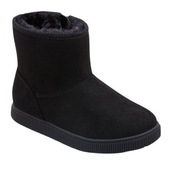 Cat & Jack Other - Cat & Jack Girls Holland Zipper Shearling Boots Black 2 Hannah NWT winter shoes